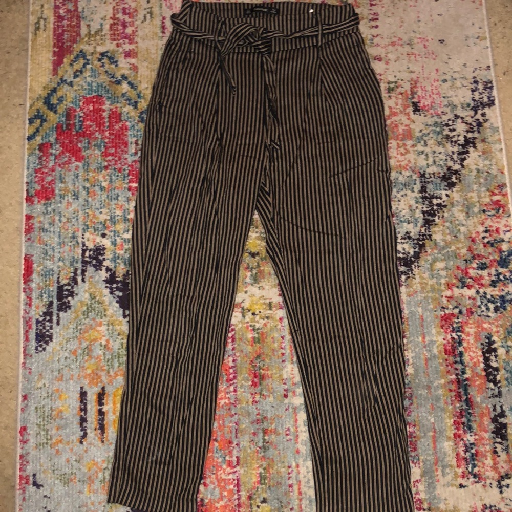 Zara striped pants